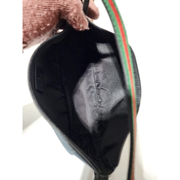 Authentic Gucci GG Canvas Sherryline Pochette Black - Picture 11 of 15